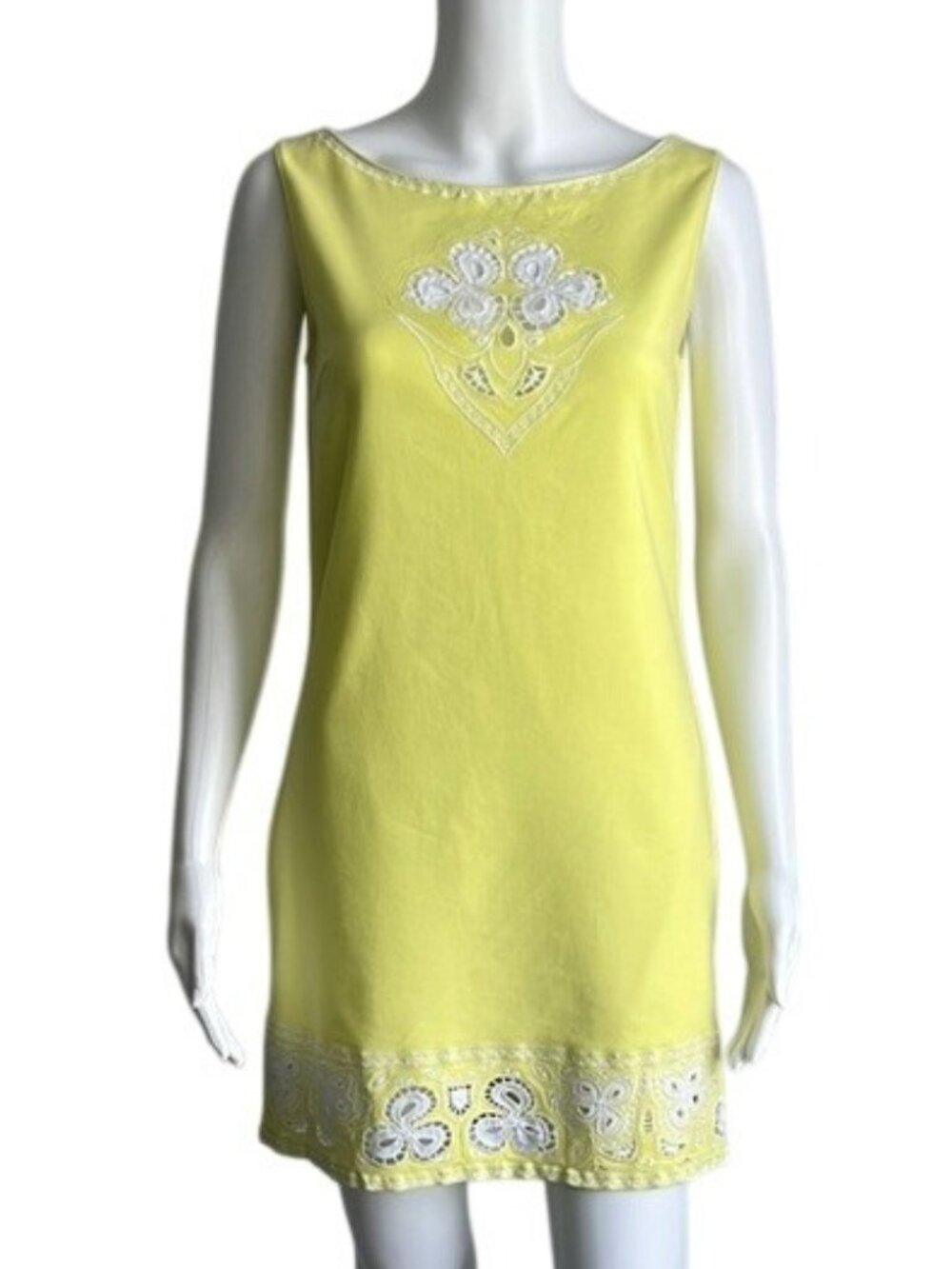 Vintage Unbranded Embroidered Mini Dress - S